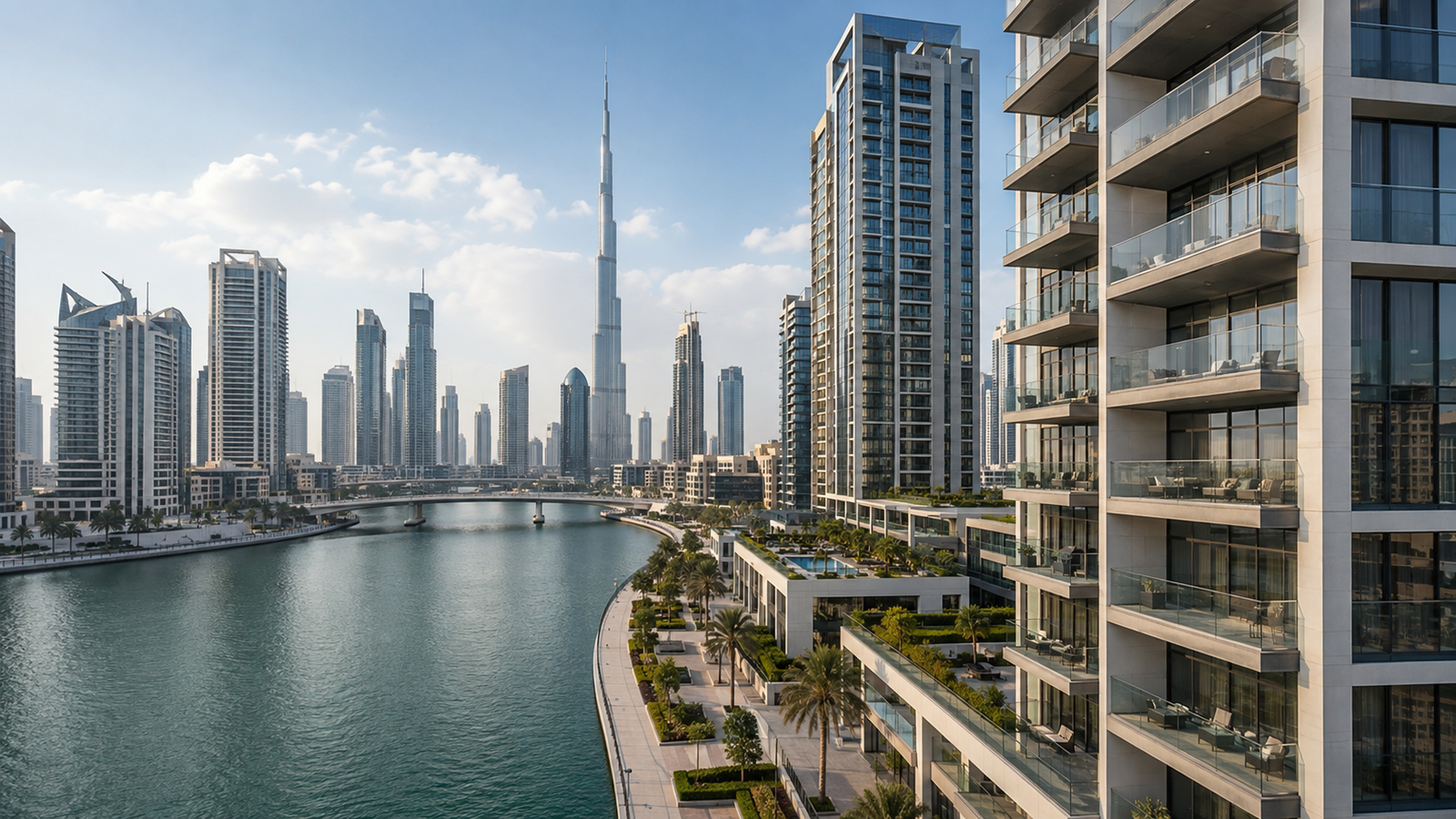 Business Bay apartments representing Dubai properties around the AED 2 million Golden Visa threshold