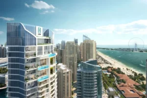 LIV JBR tower with private pools Ain Dubai and JBR beach — Dubai freehold properties for foreigners