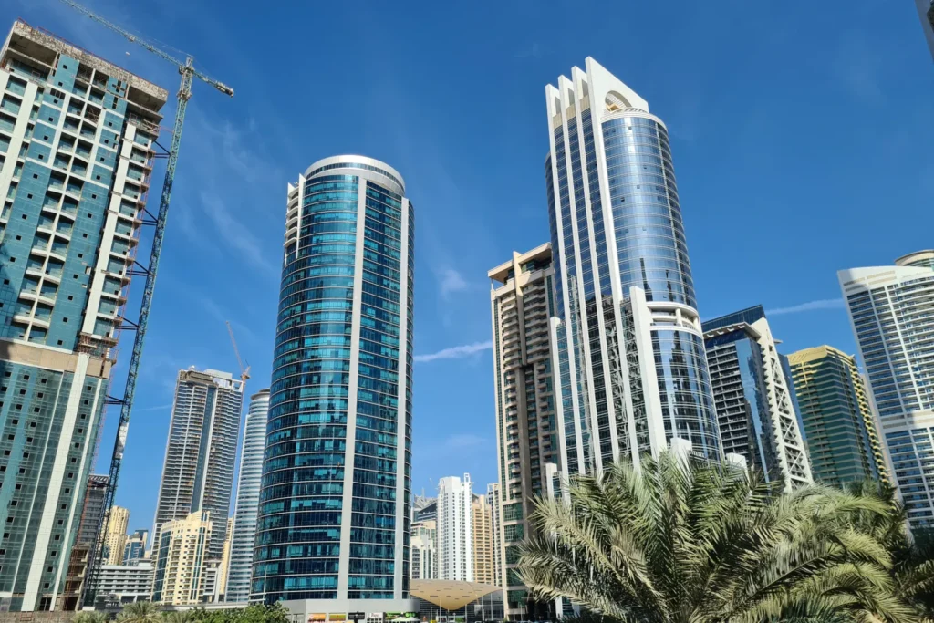 Jumeirah Lake Towers Dubai skyline – a top area to buy property in Dubai from Australia