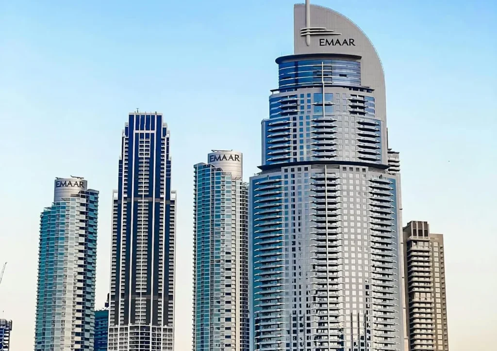 Emaar towers Dubai Marina skyline – buy property in Dubai from Australia with trusted developers